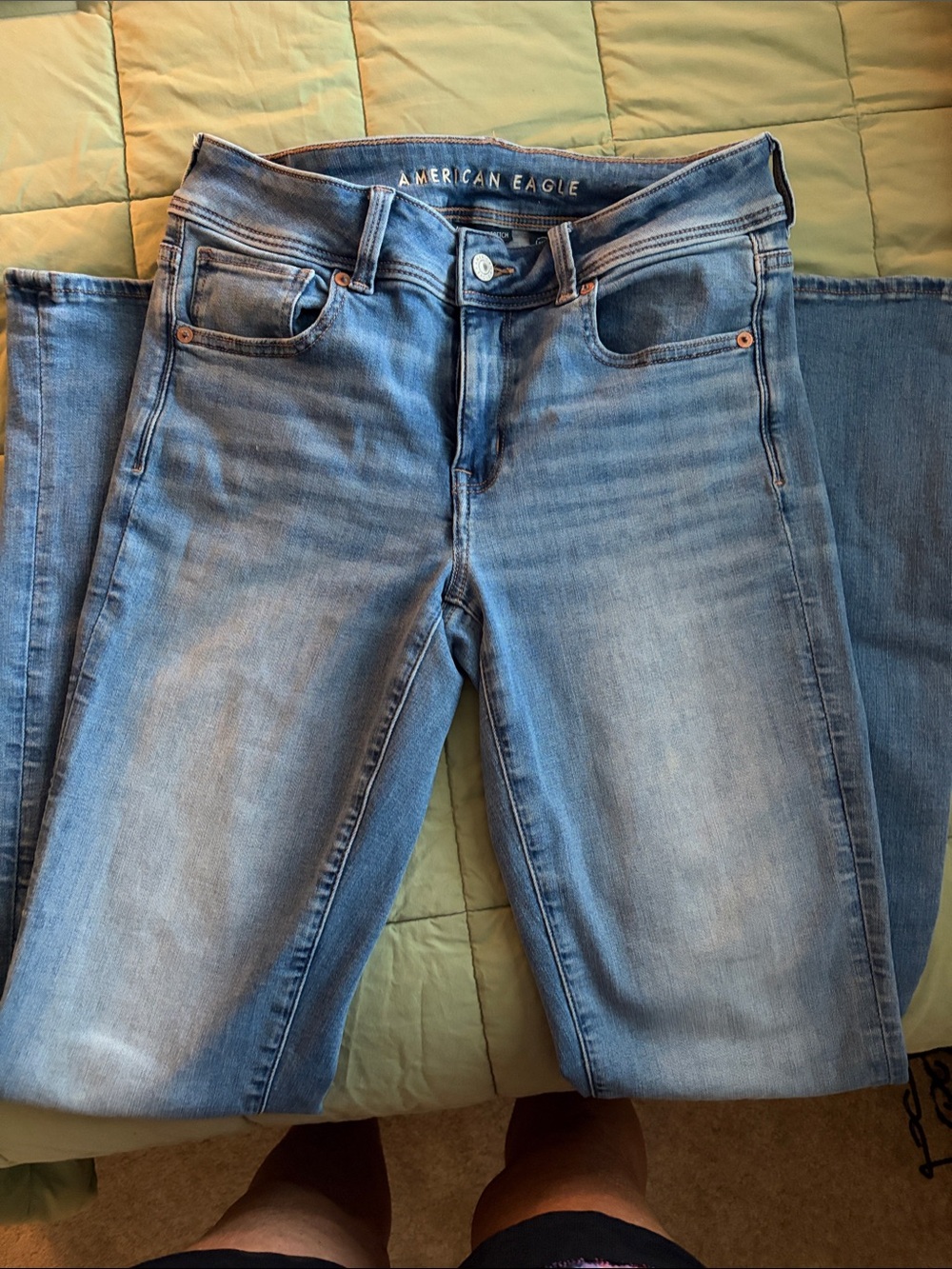 American Eagle Outfitters Women's Light Wash Skinny Jeans